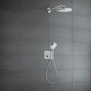 Système de douche encastré finition grise anthracite – variante